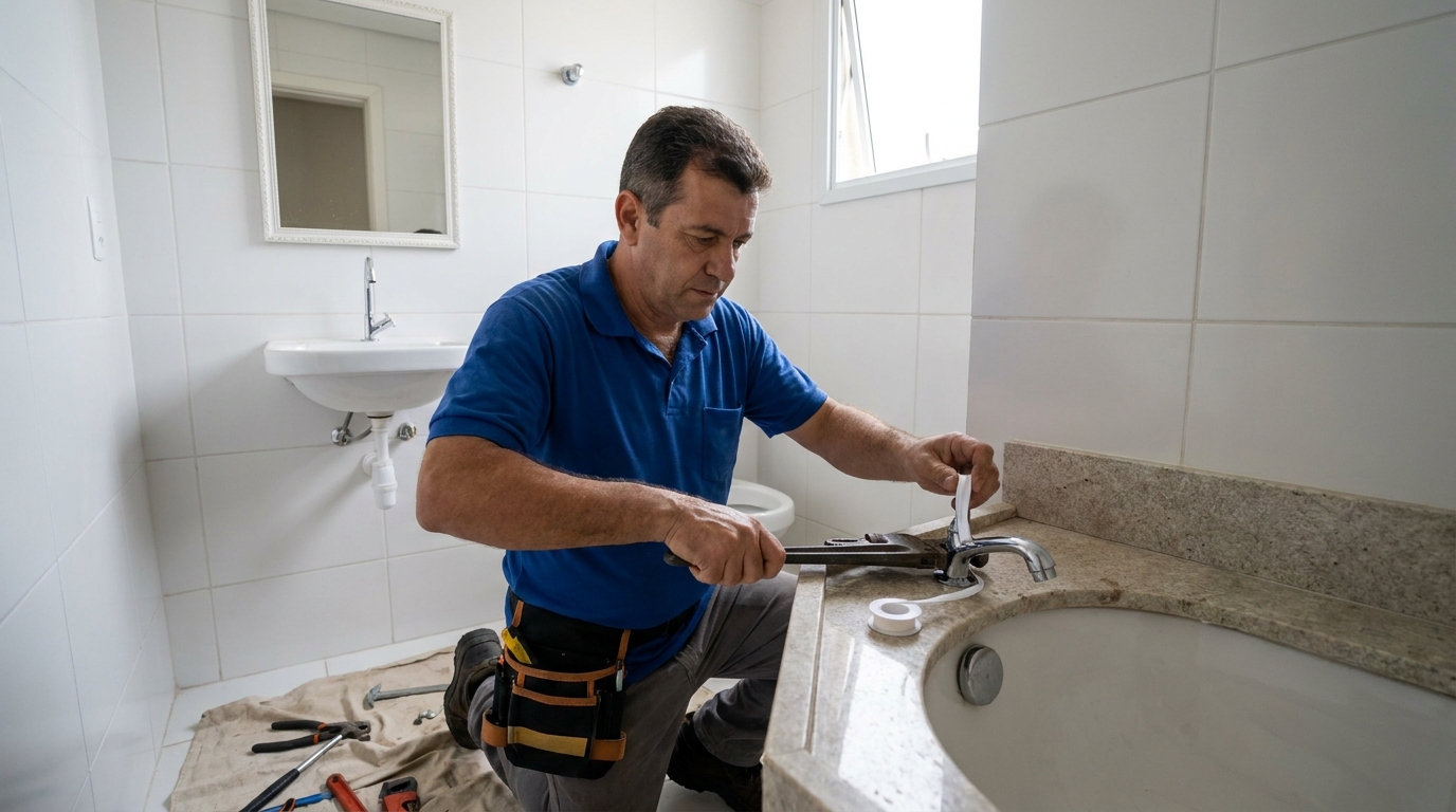 Instalação de torneira de cozinha em Ananindeua‑PA