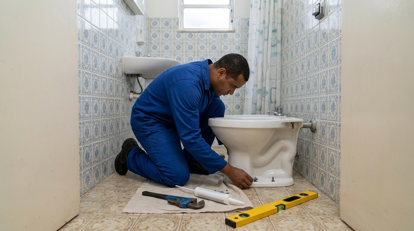 Instalação de vaso sanitário residencial em Ananindeua‑PA