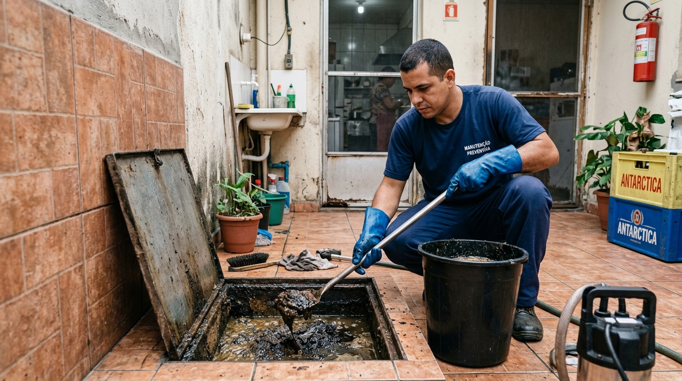 Limpeza de Caixa de Gordura perto de mim em Ananindeua‑PA